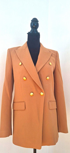 Zara damen blazer beige - s,