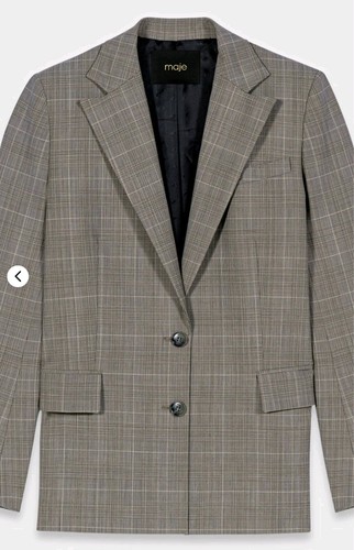 Maje blazer karierte - maje,