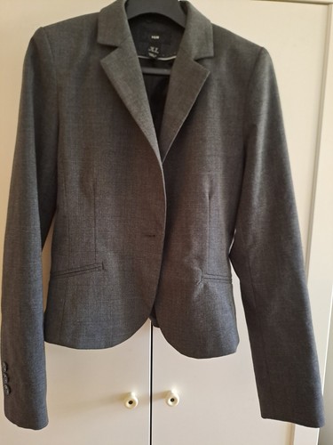 Blazer grau feines - 36, muster