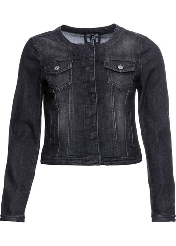 Jeans jacke mit - jeans-jacke,