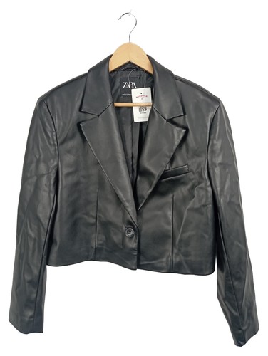Zara damen kunstleder - zara, blazer