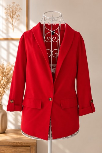 Blazer shein damen m - gr., rot