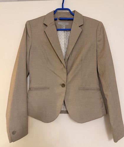 Damen blazer 36 beige - blazer, h&m