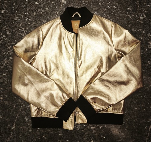 Jacke blazer gold - jacke, glänzend