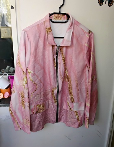 Blazer rosa dezent gemustert - blazer,rosa,