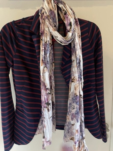 Trend blazer aubergine mit - aubergine,
