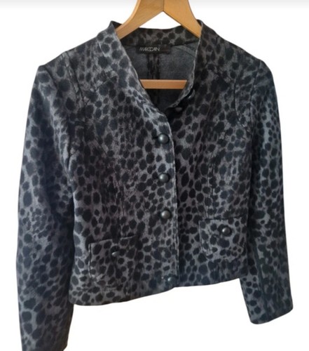 Marc cain leopard print blazer - cain,