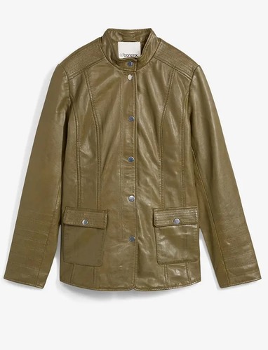 Lederjacke aus lammnappa - lederjacke,