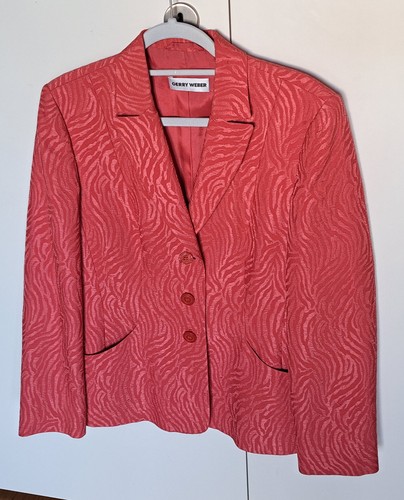 Damen blazer jacke - jacke, lachsrosa